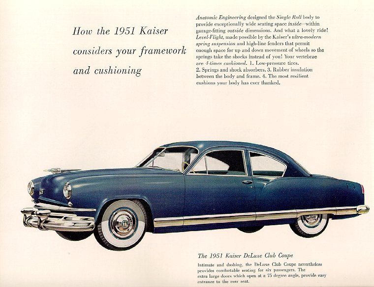 1951 Kaiser Brochure Page 4
